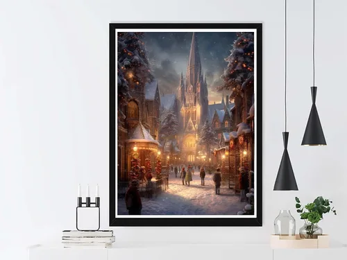 Miniatura 4 de VAIIEYO Kits de pintura de diamantes para adultos, Navidad, kit de arte de diamantes 5D para principiantes, pintura de bricolaje con diamantes