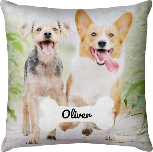 Miniatura 20 de Easycosy Almohada personalizada con texto de imagen, funda de almohada con foto, regalos personalizados para parejas, funda de cojín con foto, 4