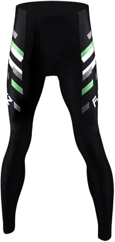 Miniatura 4 de fjqxz Hombres Ciclismo Jersey Traje y 3D Acolchado Pantalones Transpirable Secado Rápido Manga Larga Conjunto Conjunto F011C