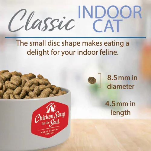 Miniatura 6 de Chicken Soup for Soul Pet Food Indoor Cat - Atún y arroz integral, bolsa de 4.5 libras, para todas las etapas de la vida, comida seca para gatos