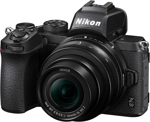 Miniatura 5 de Nikon Z 50 con lente de zoom gran angular Cámara compacta sin espejo para fotos/vídeos con lente de 16-50mm Modelo Nikon USA