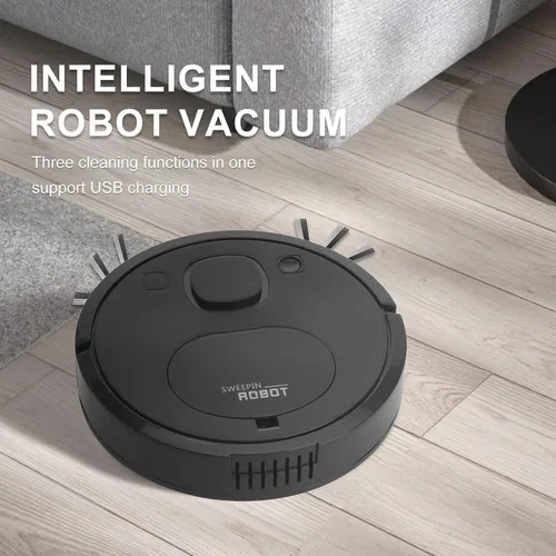 Miniatura 2 de Robot aspirador y trapeador, robot aspirador avanzado para evitar obstáculos, diseño delgado de robot aspiradora, ideal para pelo de mascotas