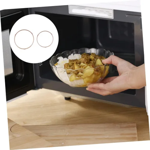 Miniatura 2 de 1 Unidades Soporte para horno de microondas, para encimera, rodillos de microondas, bandejas redondas, pantalla tostadora, rodillos de microondas