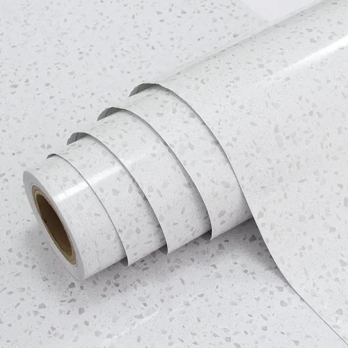 Miniatura 17 de Yancorp Papel de contacto verde y blanco de 16"x120", papel tapiz removible, despegar y pegar para encimeras, baño, impermeable, papel tapiz