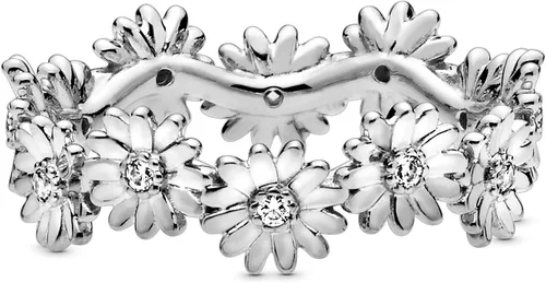 Miniatura 2 de PANDORA Anillo de plata de ley con circonita cúbica para mujer, Metal