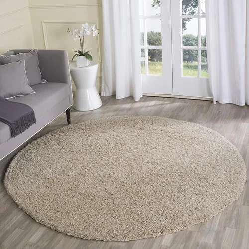 Miniatura 114 de SAFAVIEH Laguna Shag Collection - Alfombra decorativa, 2 pies 3 pulgadas x 4 pies, color beige, diseño sólido, no desprende pelusa y de fácil