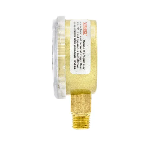 Miniatura 3 de PIC Gauges 501D-UNO-158C-C 0-30 PSI, UL reconocido, No usar medidor de presión de aceite, 1 1/2 dial, 1/8 macho NPT, Montaje inferior, Escala doble
