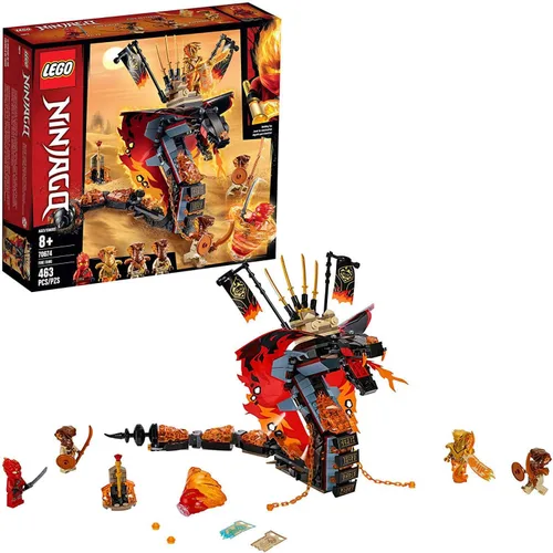 Miniatura 2 de LEGO NINJAGO Colmillo de Fuego 70674 - Juego de construcción de juguetes de acción de serpiente con lanzadardos y personajes de minifiguras ninja