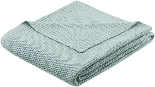 Miniatura 8 de INK+IVY Manta de punto Bree para cama, sofá y sillón, ligera, transpirable, suave y acogedora para verano, tamaño King (108 x 90 pulgadas)