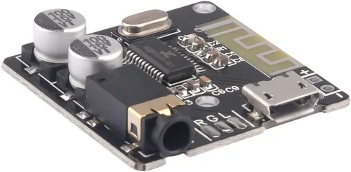 Miniatura 5 de Aideepen 5 piezas BT 5.0 módulo receptor de audio estéreo, placa decodificadora MP3 de 3.7-5V y amplificador para altavoz de coche