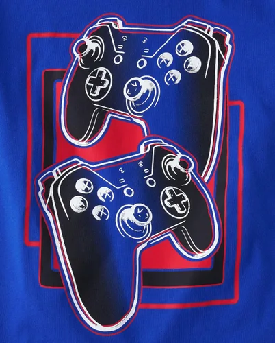 Miniatura 79 de The Children's Place Paquete de 3 camisetas gráficas de manga corta para niños