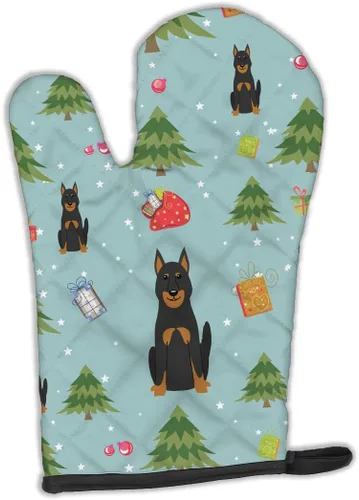 Miniatura 13 de Caroline's Treasures BB2732OVMT Dog House Collection Border Collie - Guante de horno grueso resistente al calor para sartenes calientes y horno