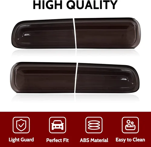 Miniatura 3 de Cubierta de luz trasera para Dodge Challenger 2015-2023, cubiertas de lámpara de luz trasera, decoración para accesorios Dodge Challenger 2015-2023
