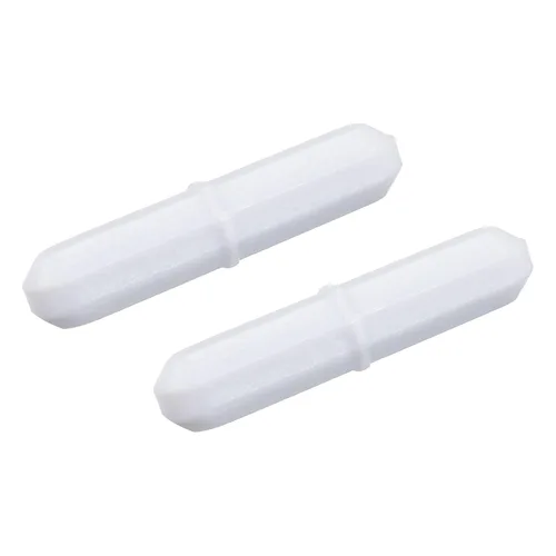Miniatura 10 de MECCANIXITY Varilla de barra agitadora magnética mezcladora de 0.24 pulgadas con forma de anillo PTFE revestimiento imán blanco para laboratorio