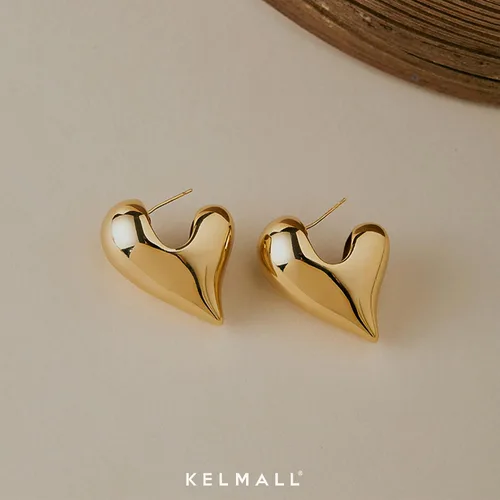 Miniatura 18 de KELMALL Aretes tipo argolla de oro de 14 quilates para mujer, hipoalergénicos, gruesos, redondos, no se deslustra, para orejas sensibles