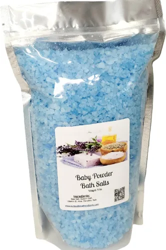 Miniatura 28 de Sales de baño Bolsa de 4 lb (64 oz.) Elija su aroma Sal de Epsom Sal marina Baño Cuidado corporal Belleza Relajación Spa