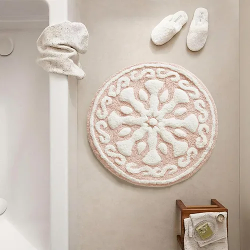 Miniatura 14 de Madison Park Casablanca 100% Cotton Tufted Bathroom Rugs Luxurious Plush Medallion Floral Pattern Bath Mat Absorbent, Quick Dry, Spa Design Shower