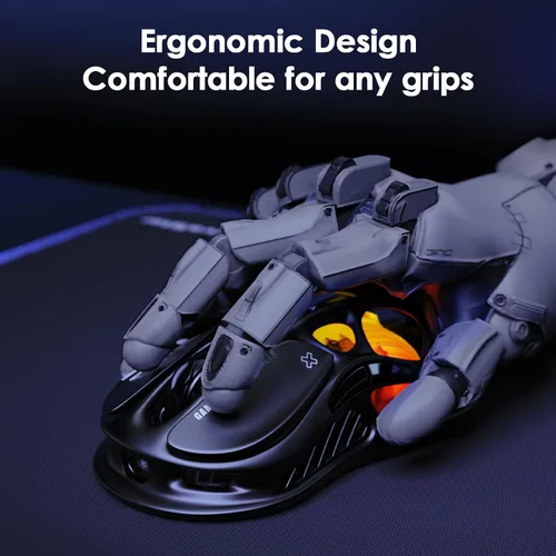 Miniatura 5 de GravaStar Mercury M2 - Mouse inalámbrico para juegos con robot GravaStar Alpha65 Bloque de cargador rápido GaN