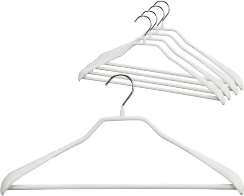 Miniatura 15 de Mawa by Reston Lloyd BodyForm Series - Percha de ropa antideslizante que ahorra espacio con barra para pantalones, 16-1/2 pulgadas, estilo 42/LS