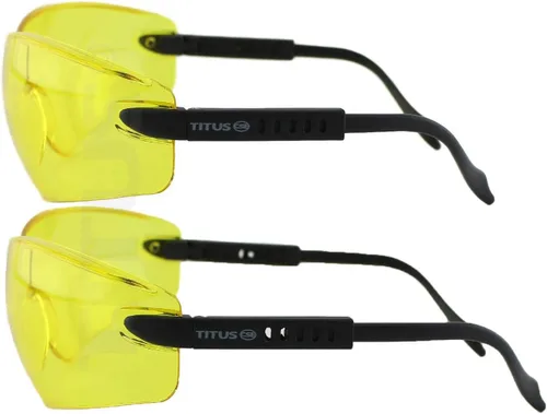 Miniatura 2 de TITUS Gafas de seguridad para motocicleta, deportes, trabajo, tiro y protección ocular general ANSI Z87.1, Z87+