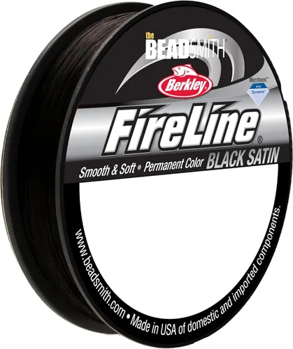 Miniatura 10 de The Beadsmith Fireline by Berkley - Hilo trenzado microfusionado - Prueba de 4 libras, diámetro de 005"/.12mm, carrete de 50 yardas, color cristal