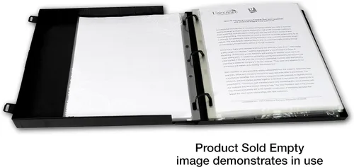 Miniatura 8 de UniKeep Carpeta de 3 anillos – La carpeta está totalmente cerrada, disponible en blanco, transparente o negro y en diferentes tamaños de lomo