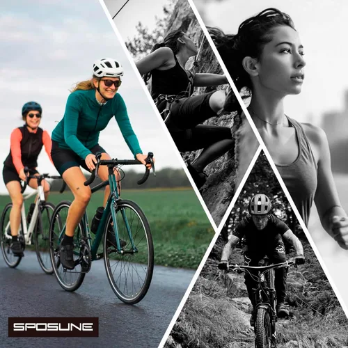 Miniatura 7 de SPOSUNE Gafas de sol polarizadas UV400 de sóftbol, TR90, gafas deportivas para correr, ciclismo, béisbol y bicicleta (unisex)