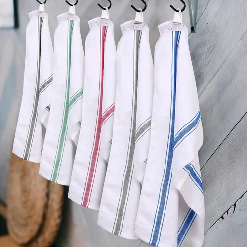 Miniatura 2 de Utopia Towels Juego de 12 paños negros de 15 x 25 pulgadas, 100% algodón hilado en anillo, altamente absorbentes y reutilizables, juego de barra