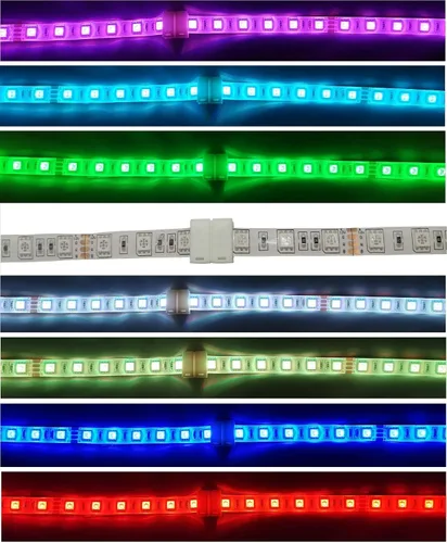 Miniatura 6 de Paquete de 10 conectores adaptadores sin soldar para tira de luces led impermeable de un sólo