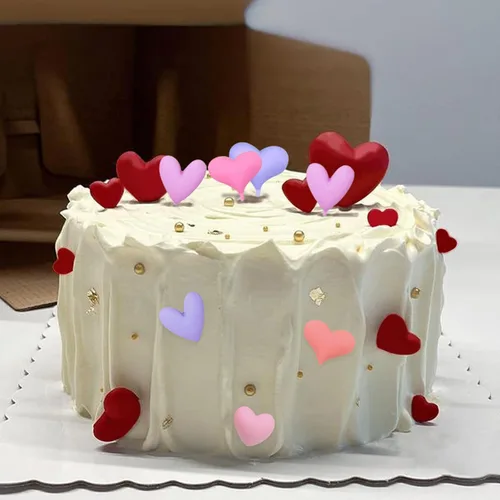 Miniatura 8 de Moldes de silicona de chocolate con forma de corazón, 2 paquetes de 10 cavidades para dulces de San Valentín para decoración de pasteles de boda