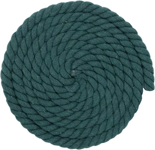 Miniatura 66 de West Coast Paracord - Cuerda de algodón natural trenzada de 3 hebras, 1/4, 1/2, 5/8, 3/4 y 1 pulgada de diámetro, 10, 25, 50, 100 pies Escala