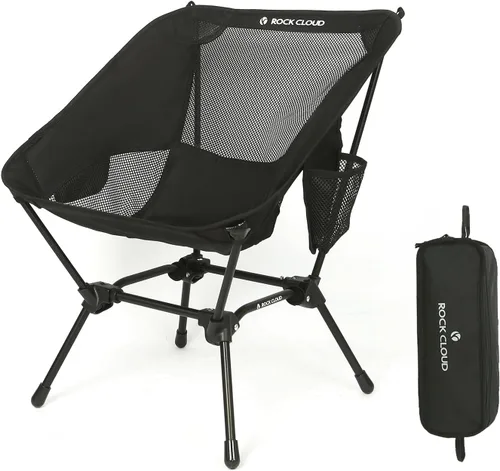 Miniatura 9 de ROCK CLOUD Silla de camping portátil ultraligera sillas plegables al aire libre para campamento senderismo mochilero césped playa deportes 2