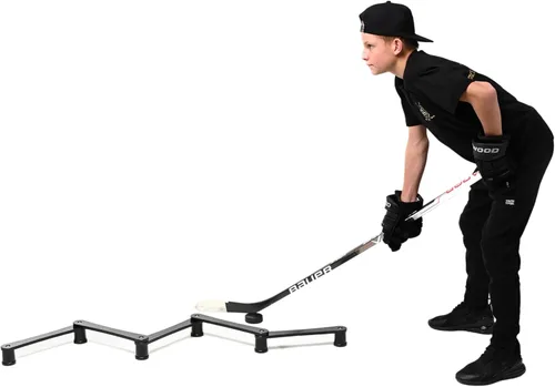 Miniatura 8 de ACE HOCKEY The Snake Stickhandling Trainer – Adjustable Hockey Training Aid for Puck Control, Quick Hands, Reaction Time & Coordination – Snake 5