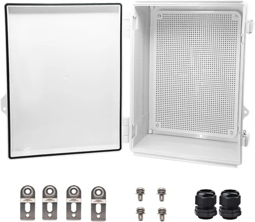 Miniatura 16 de Caja Eléctrica Impermeable a Prueba de Polvo Caja de Conexiones Resistente a la Intemperie IP67 Carcasa de Plástico ABS Caja de Proyecto