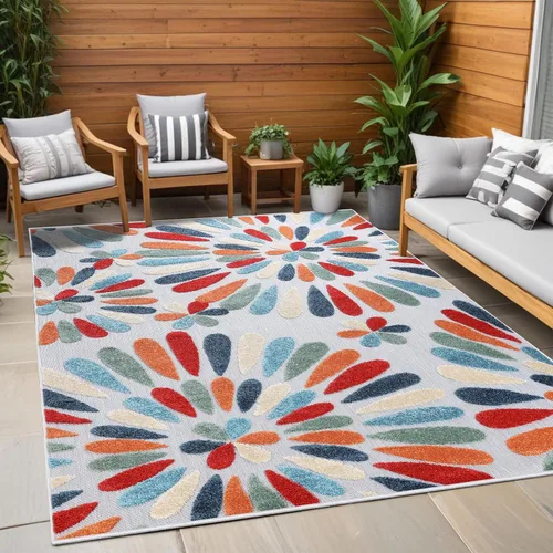 Miniatura 49 de SUPERIOR - Alfombra de interior y exterior, perfecta para patio, dormitorio, cocina, sala de estar, entrada, cuarto de juegos, guardería, cubierta