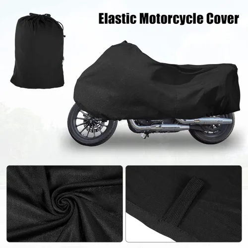 Miniatura 5 de Motoforti L - Cubierta elástica para motocicleta de interior, a prueba de polvo, protector de nieve para Honda CB CBR para Yamaha FZ FZR YZF Dirt