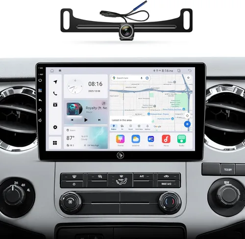 Radio estéreo de coche de 10.2 pulgadas para Ford F150 (2004-2008) F250/F350/F450/F550 (2008-2016) con Android 13, pantalla táctil, Carplay, Android