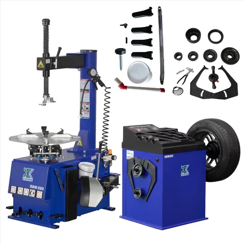 XK Cambiador de neumáticos de 1.5 caballos de potencia, combo balanceador con abrazadera de llanta 580-680 XKUSA272469797603