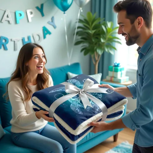 Miniatura 6 de Sleepwish - Manta de vellón de tortuga para niños, niñas y niños, de felpa suave, color teja y turquesa, sherpa, para sofá o silla, tamaño bebé
