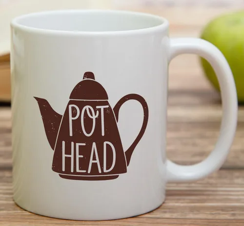 Miniatura 4 de Retreez Taza divertida – Pot Head, Weed - Tazas de café de cerámica de 11 onzas – Divertido, sarcasmo, sarcástico, motivacional, regalos