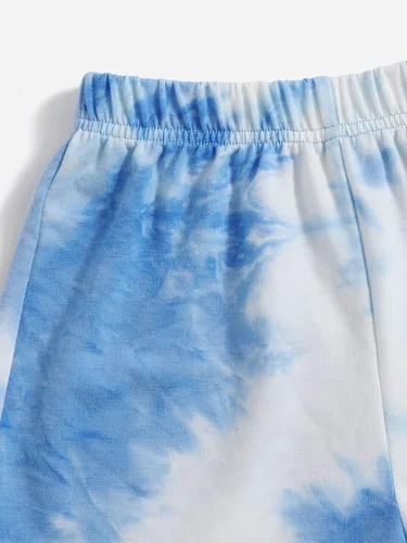 Miniatura 3 de OYOANGLE Pantalones cortos casuales de verano para niñas con cintura elástica para caminar