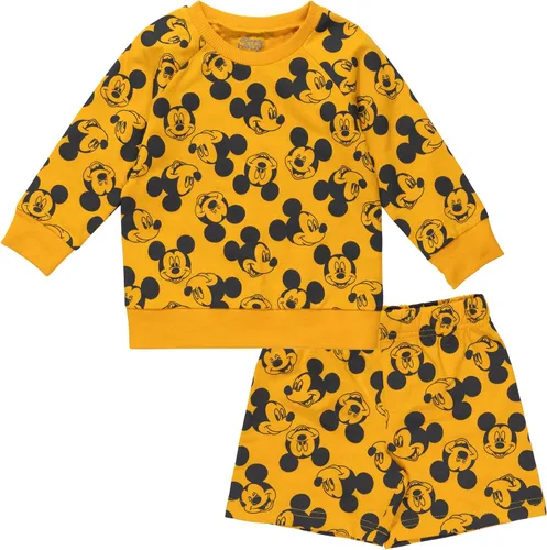 Disney Mickey Mouse Winnie the Pooh Lion King Toy Story Jack Skellington - Sudadera y pantalones cortos de felpa francesa para recién nacidos a