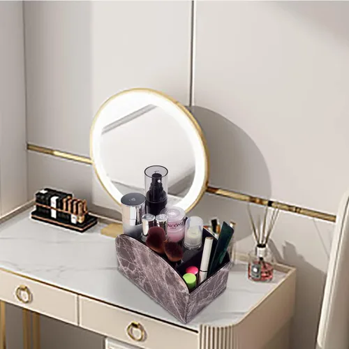 Miniatura 6 de Soporte remoto para cama, organizador de controlador, accesorio para mesita de noche (marrón 1, 7.1 x 4.2 x 4.3 pulgadas)