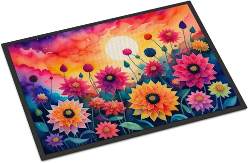 Miniatura 24 de Caroline's Treasures DAC1455MAT - Felpudo de la reina de la noche con diseño de cactus en color de 18 x 27 pulgadas, tapete para puerta delantera