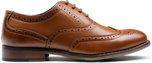 Miniatura 4 de Bruno Marc Boy's Prince-K2 Classic Oxfords Wingtip Dress Shoes
