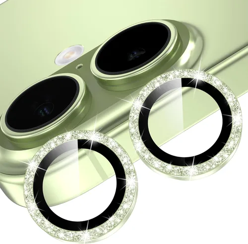 Miniatura 29 de YWXTW Protector de lente de cámara para iPhone 15/15 Plus/16e/ 17e, anillo de metal antiarañazos individual protector de pantalla de vidrio templado
