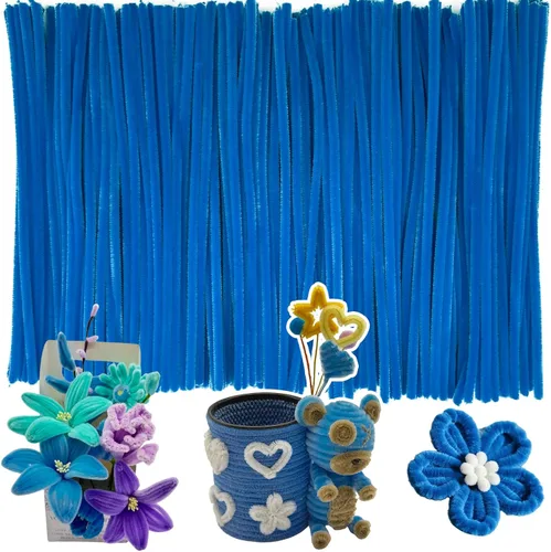 Miniatura 20 de Limpiapipas para manualidades a granel, regalos de juguetes y juegos para niños, 200 piezas de artes y manualidades, tallos de chenilla, suministros