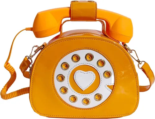 Miniatura 14 de Oweisong Divertido bolso de teléfono para mujer, bolso cruzado de hombro con asa superior para teléfono