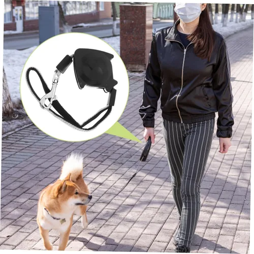 Miniatura 9 de Alipis Correa retráctil automática para perro, cuerda de tracción telescópica de gran tamaño, mango cómodo para caminar, trotar, senderismo