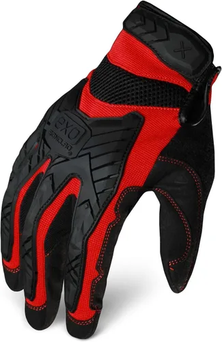 IRONCLAD Guantes de trabajo Guantes de protección contra impactos Negro & rojo